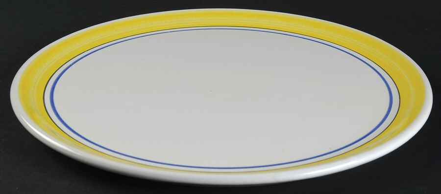 Henriot (Lady Or Man Center) Round Cheese Dish No Lid by Quimper-1