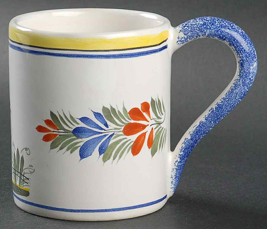 Henriot (Lady Or Man Center) Grandmug by Quimper-1