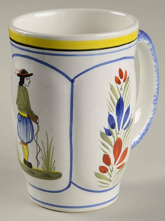 Henriot (Lady Or Man Center) Mug by Quimper-1