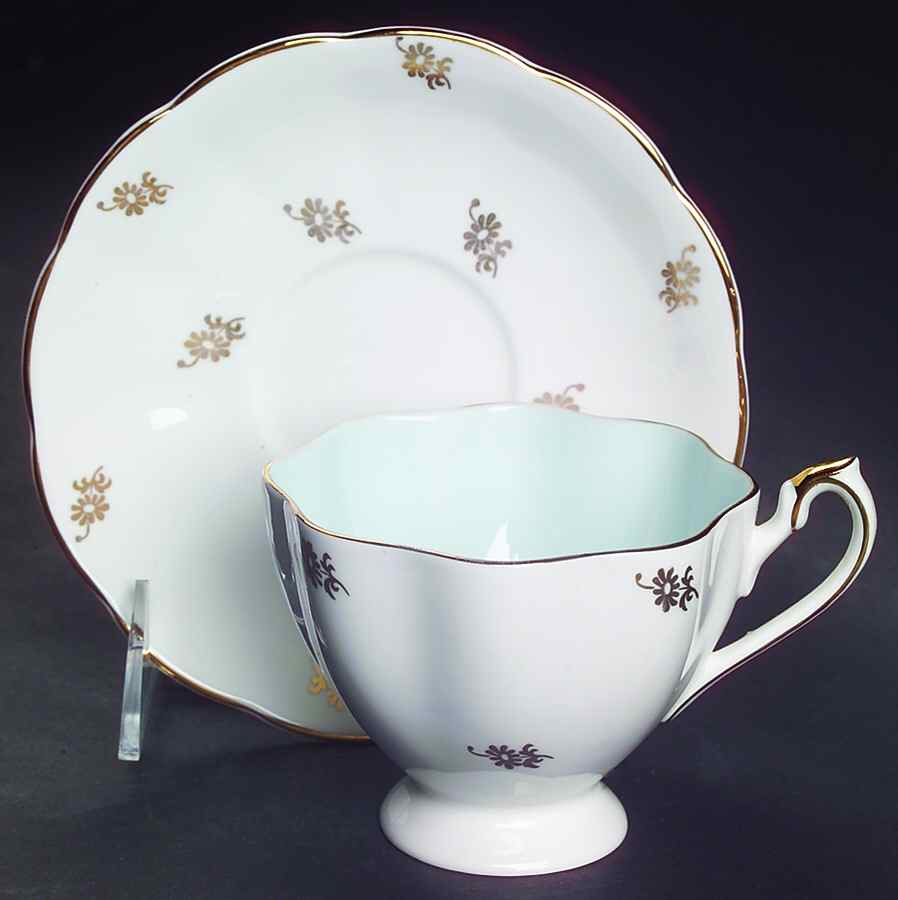 5365 Footed Cup & Saucer Set by Queen Anne (England)-1