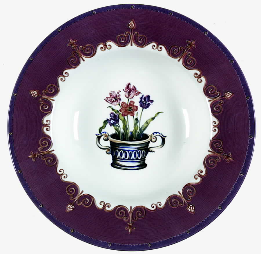Hampton Court Palace Rim Soup Bowl by Queen's-1