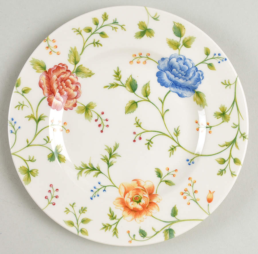 Rose Chintz Bread & Butter Plate by Queen's-1