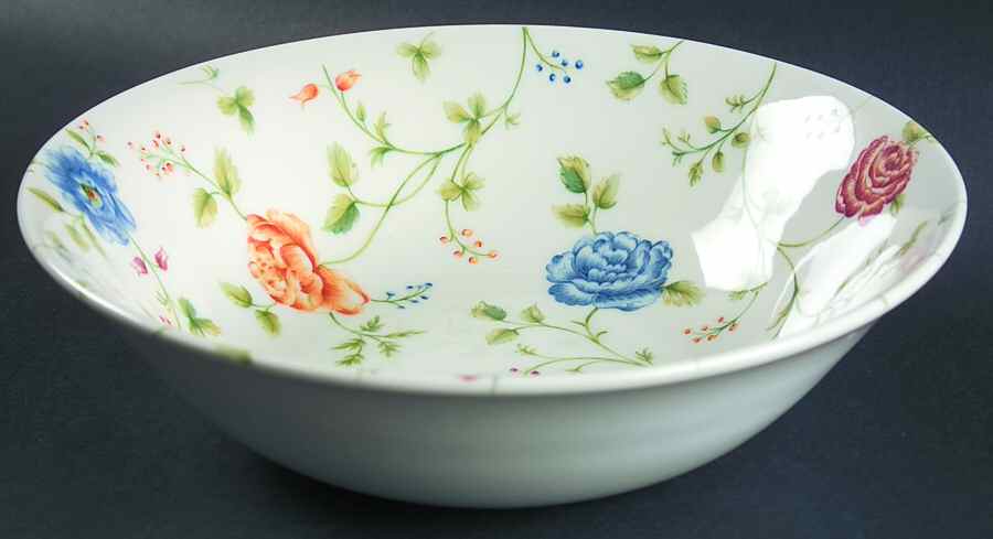 Rose Chintz 9" Round Vegetable Bowl by Queen's-1