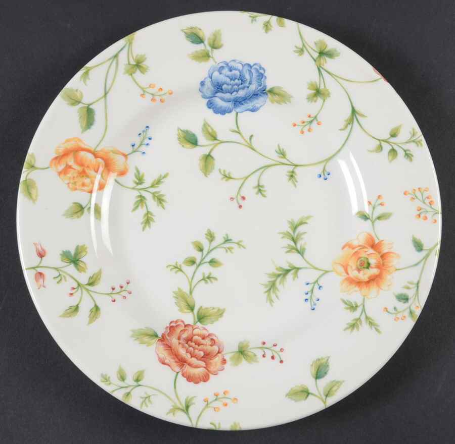 Rose Chintz Salad Plate by Queen's-1