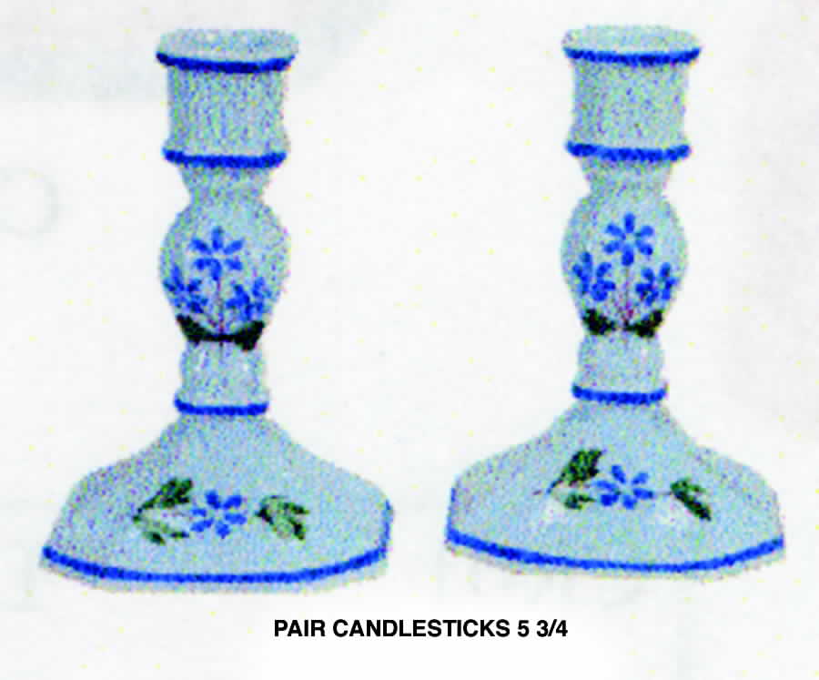 Josette 5" Candlestick by Quimper-1