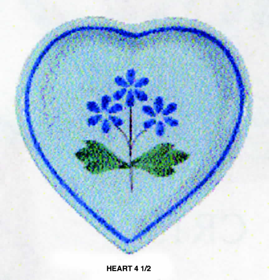 Josette Heart Shaped Dish by Quimper-1