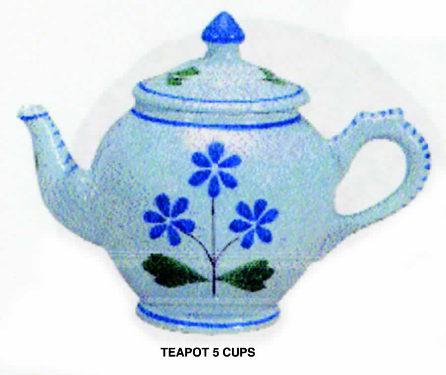 Josette Teapot & Lid by Quimper-1