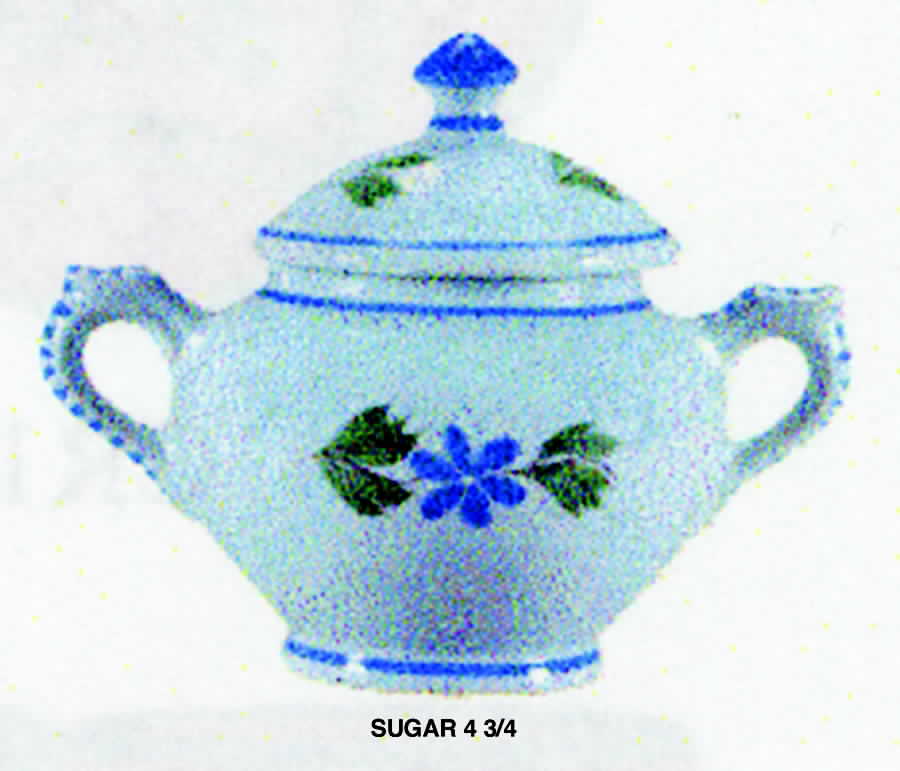 Josette Sugar Bowl & Lid by Quimper-1