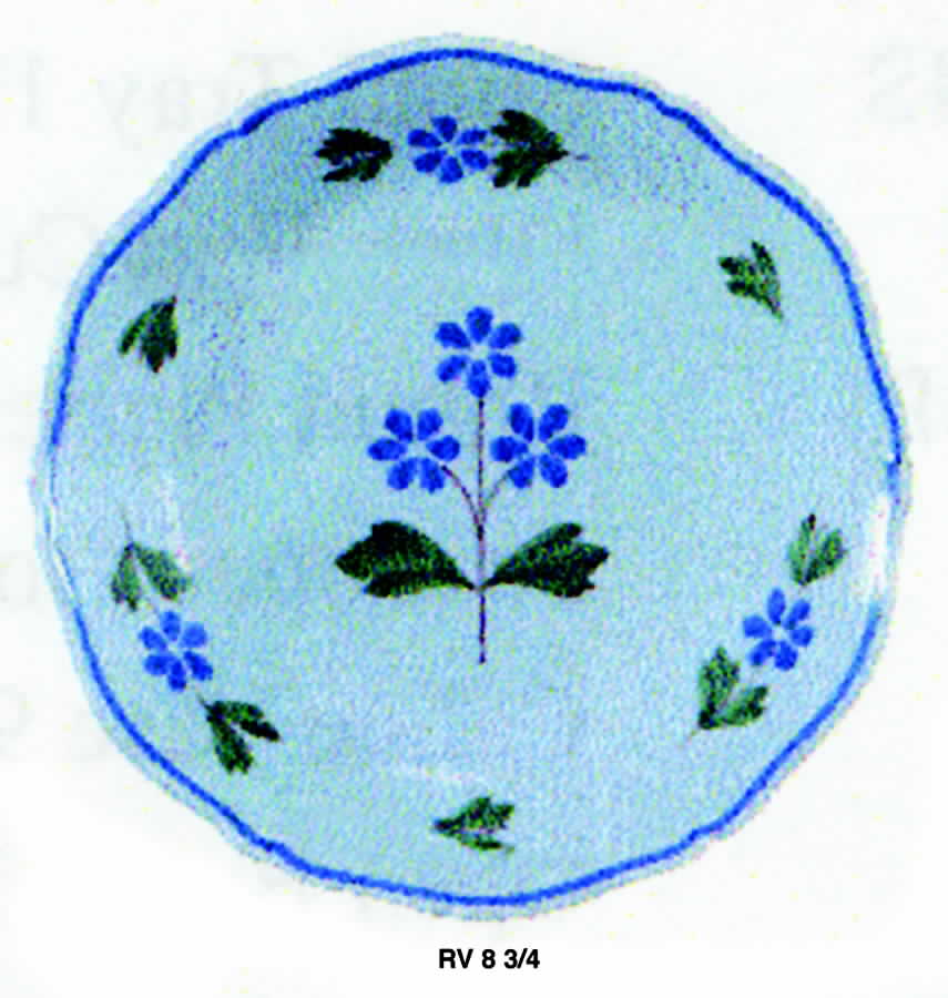 Josette 8" Round Vegetable Bowl by Quimper-1