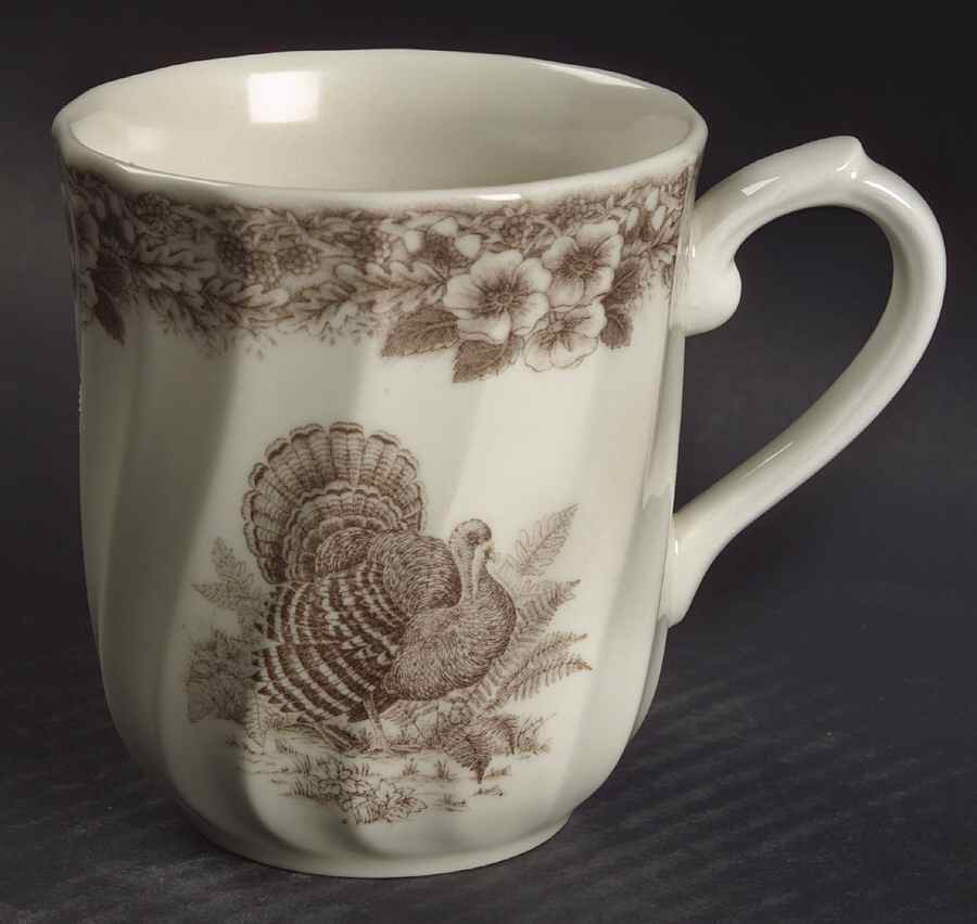 Thanksgiving Brown Mug by Queen's-1