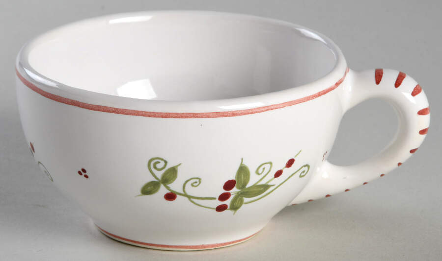 L'Esprit de Noel Flat Cup by Quimper-1