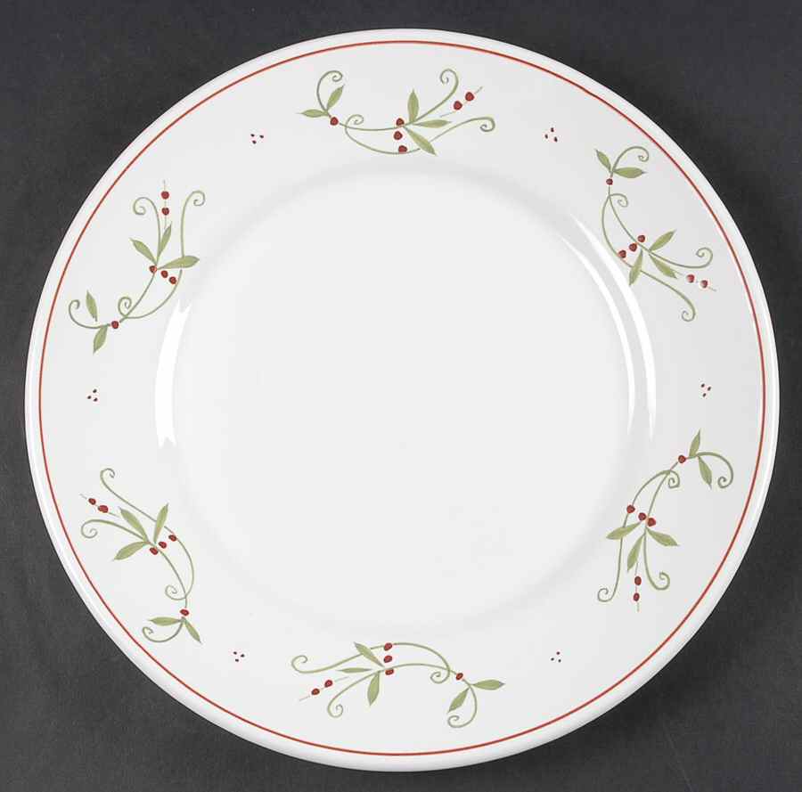 L'Esprit de Noel Accent Dinner Plate by Quimper-1