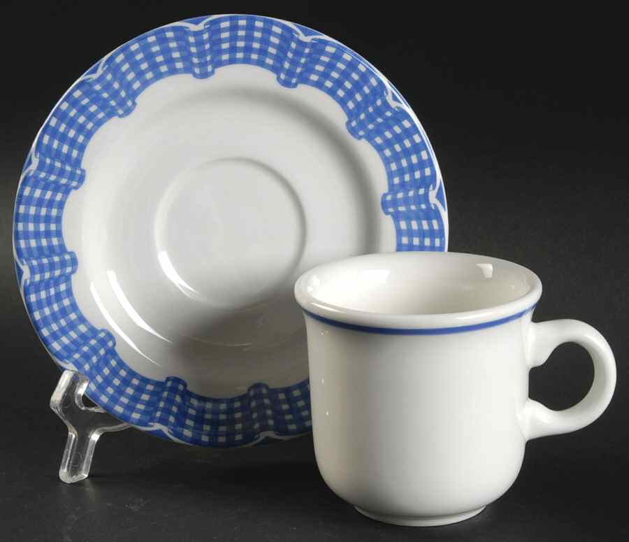 QUD16 Flat Cup & Saucer Set by Quadrifoglio-1