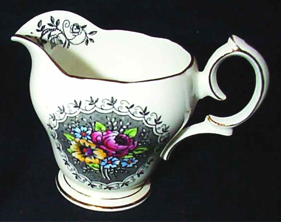 Black Rose Creamer by Queen Anne (England)-1