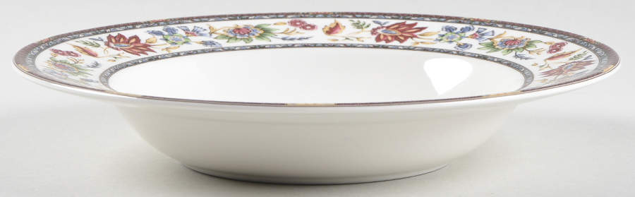 Indian Tree (Multicolor) Rim Soup Bowl by Queen's-1