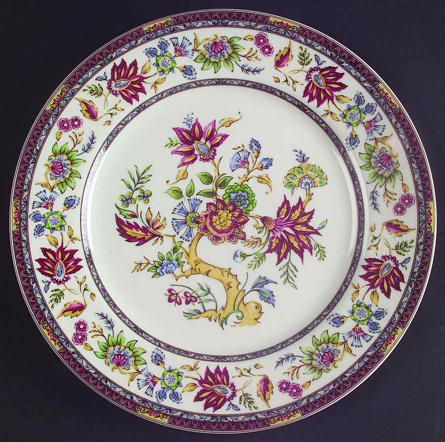 Indian Tree (Multicolor) Salad Plate by Queen's-1