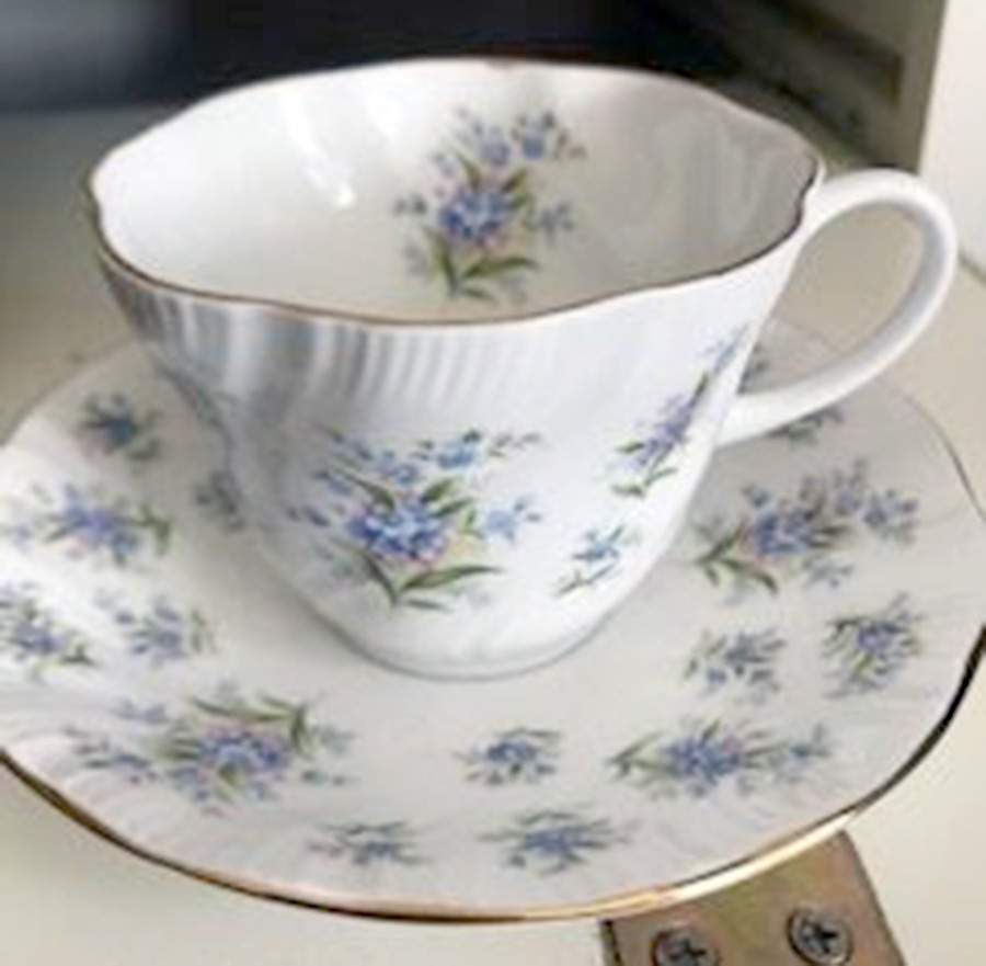 Countryside Series Footed Cup & Saucer Set by Queen's-1