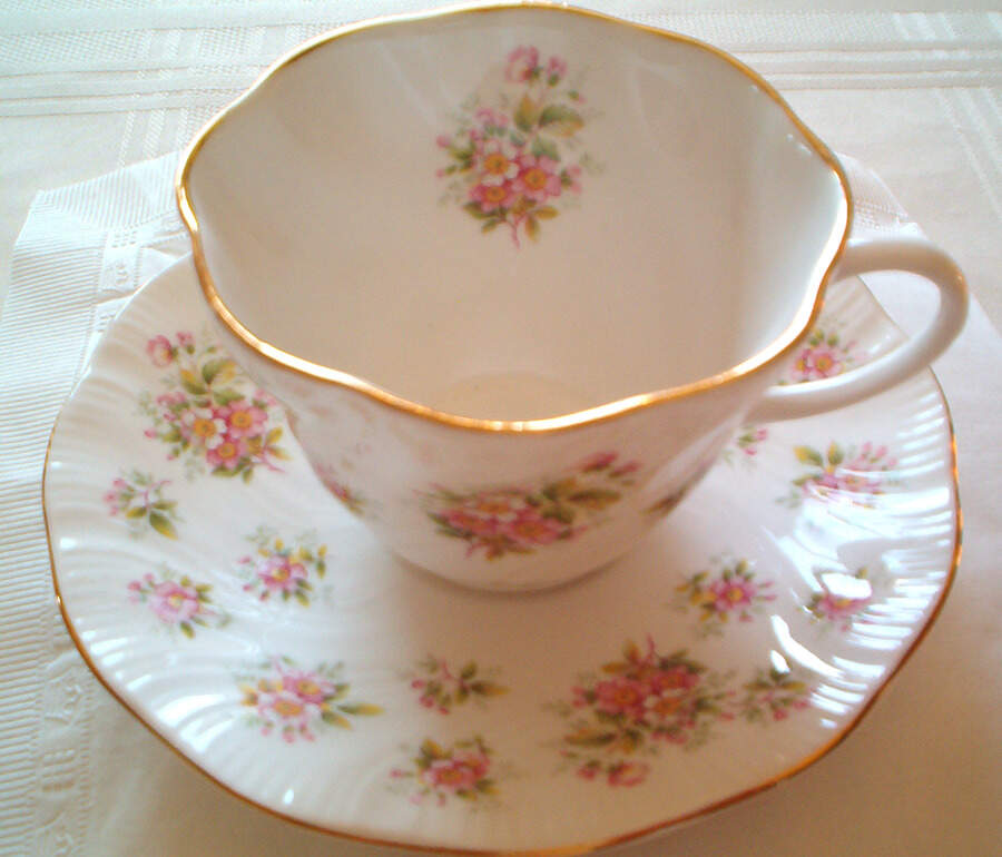 Countryside Series Footed Cup & Saucer Set by Queen's-1