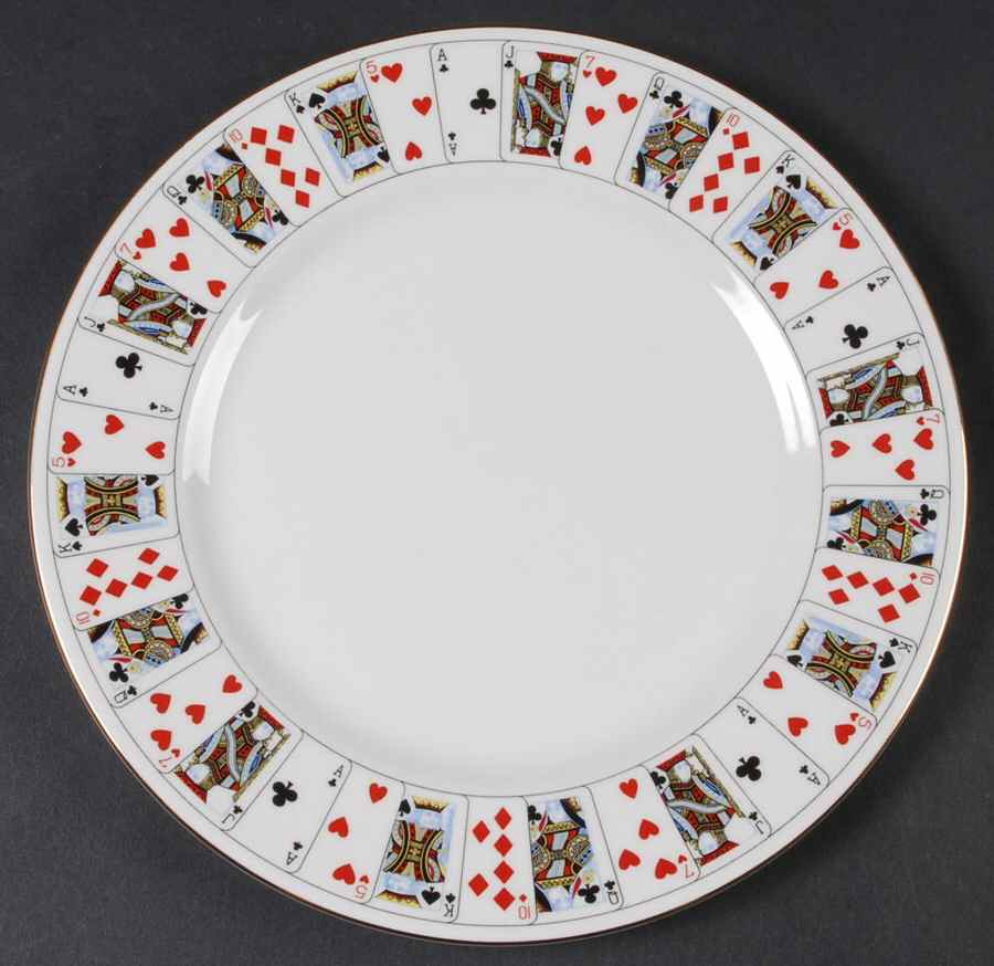 Cut for Coffee (Smooth) Salad Plate by Queen's-1