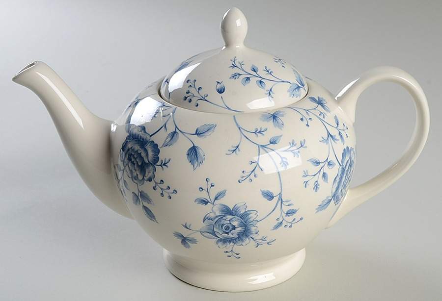 Rose Chintz Blue Teapot & Lid by Queen's-1