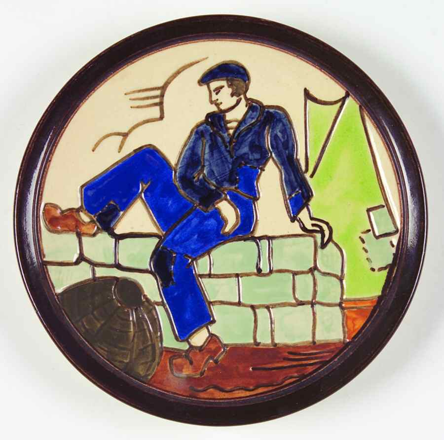 1068 Bread & Butter Plate by Quimper-1