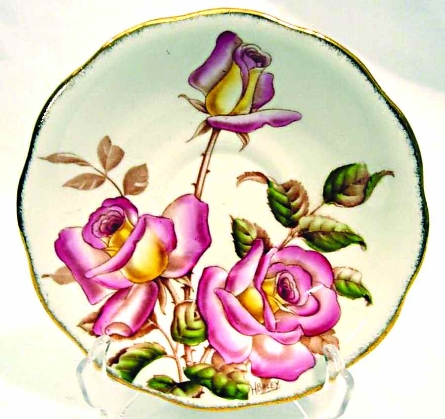 Windsor Rose Saucer by Queen Anne (England)-1