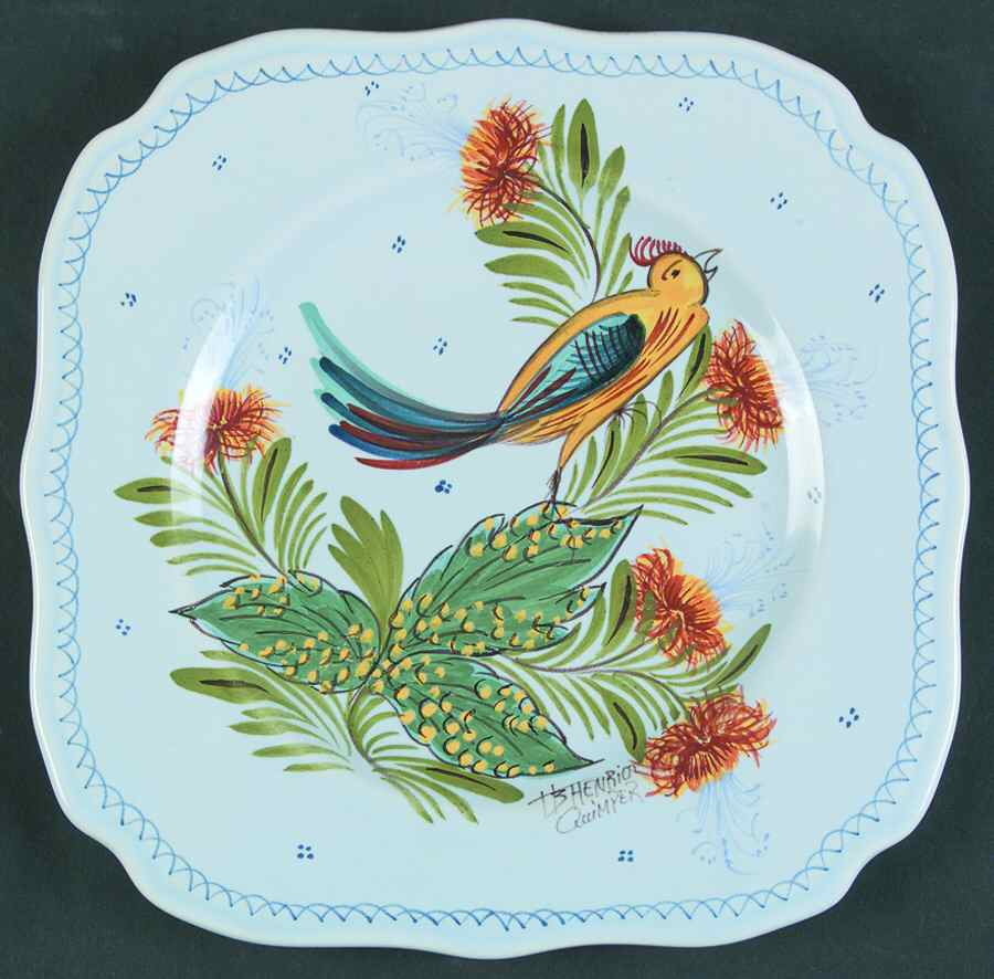 QUI46 8" Wall Plate by Quimper-1