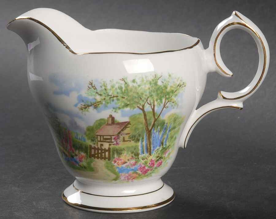Tudor Cottage Creamer by Queen Anne (England)-1