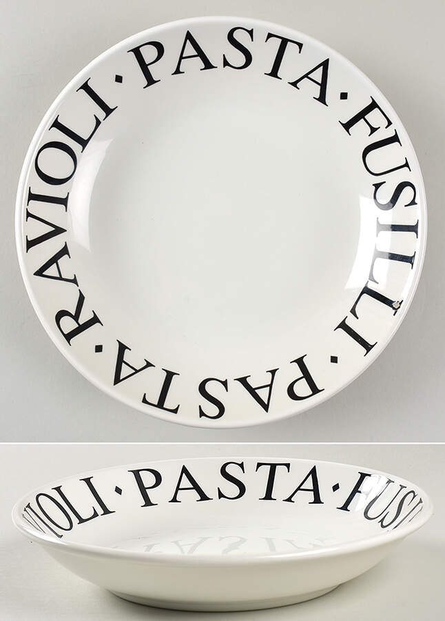 QUD21 9" Round Vegetable Bowl by Quadrifoglio-1