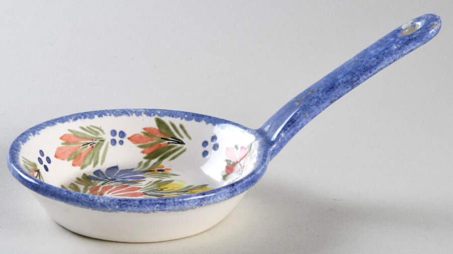 Fleuri Small Open Skillet by Quimper-1