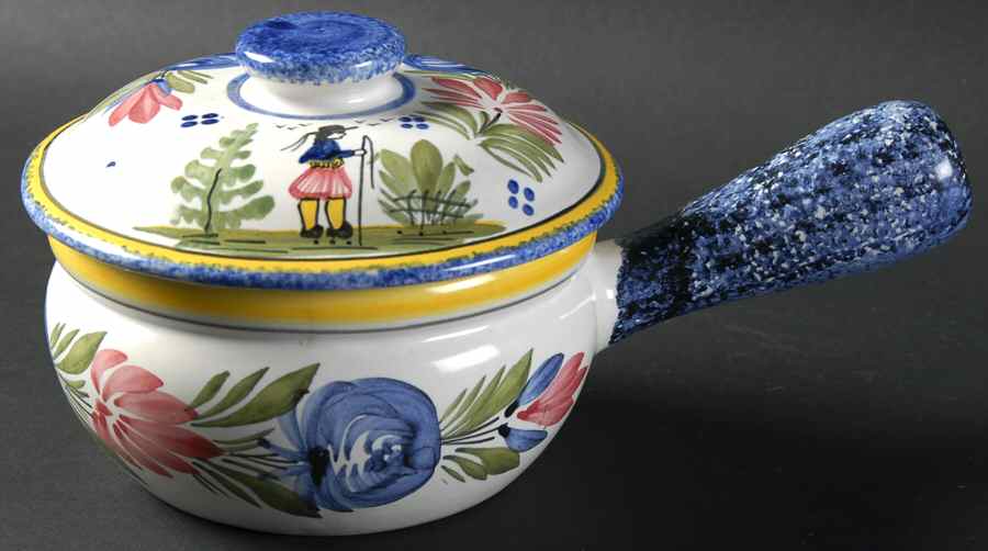Tradition Individual Casserole & Lid by Quimper-1