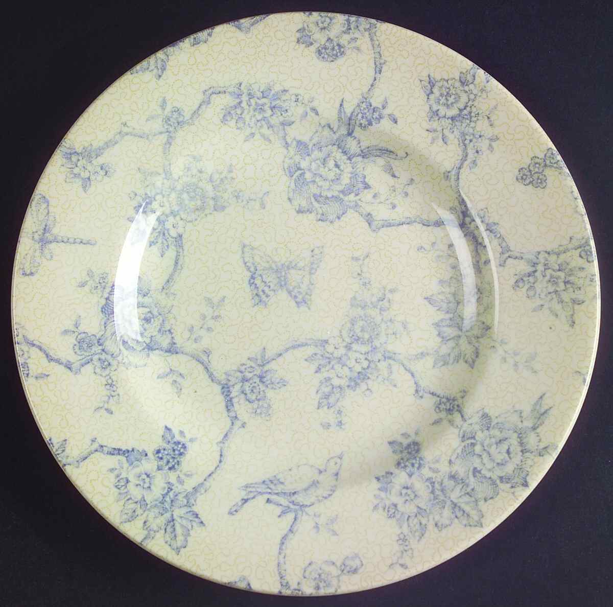 Toile de Jouy Blue Bread & Butter Plate by Queen's-1