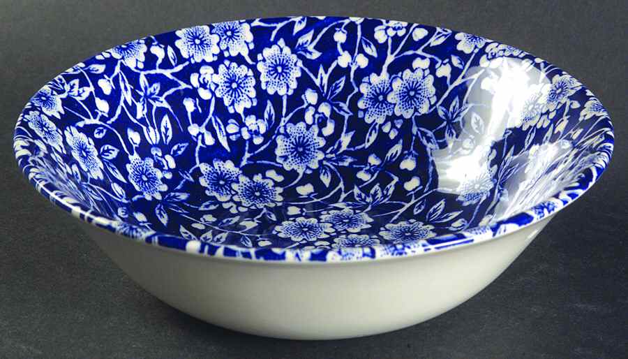 Calico Blue (Malaysia) Coupe Cereal Bowl by Queen's-1