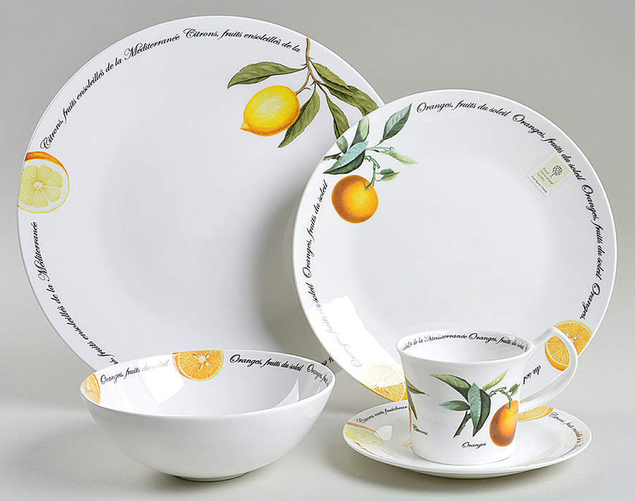 Fruits du Soleil 5 Piece Place Setting by Queen's-1
