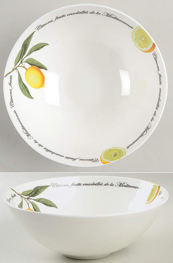 Fruits du Soleil 8" Individual Pasta Bowl by Queen's-1