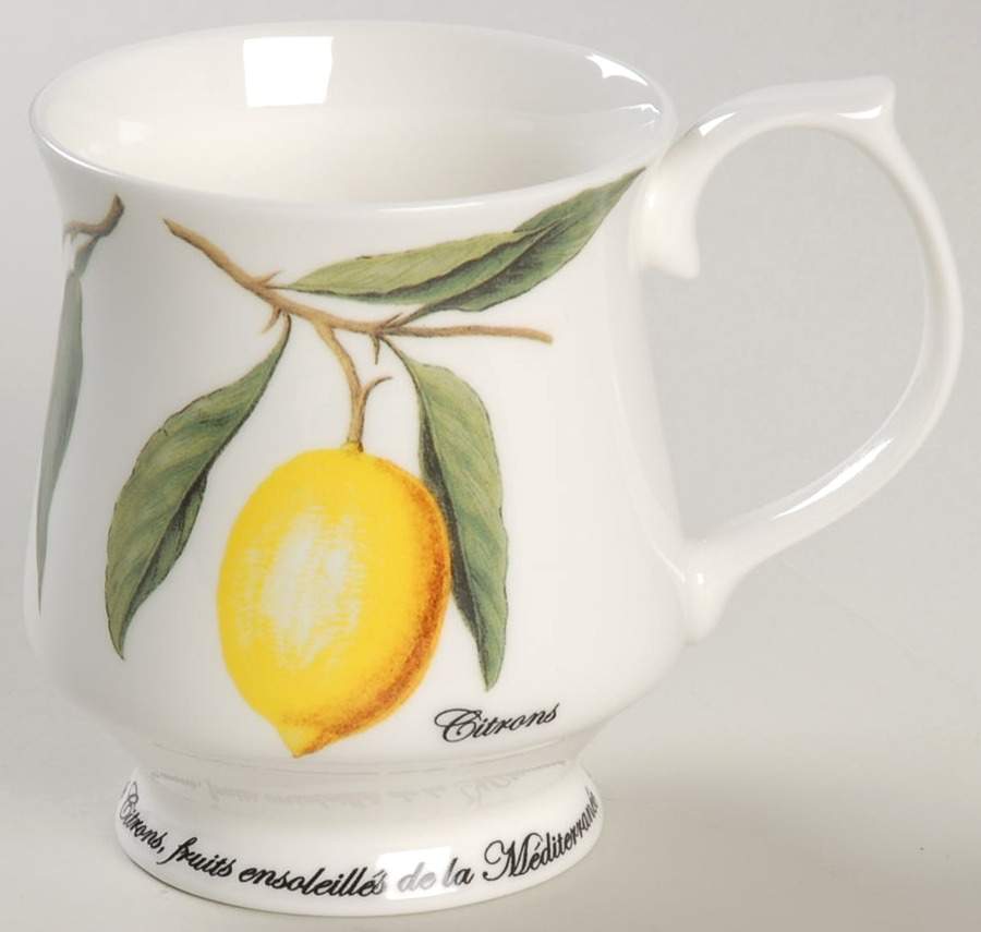 Fruits du Soleil Footed Mug by Queen's-1