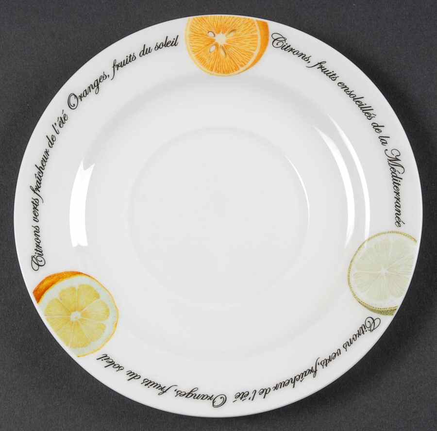 Fruits du Soleil Saucer by Queen's-1
