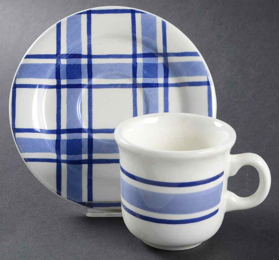 QUD26 Flat Cup & Saucer Set by Quadrifoglio-1