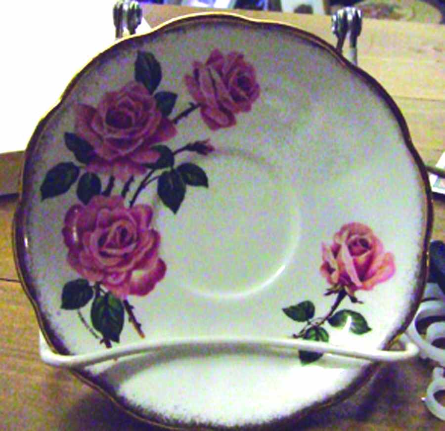 Royal Roses Saucer by Queen Anne (England)-1