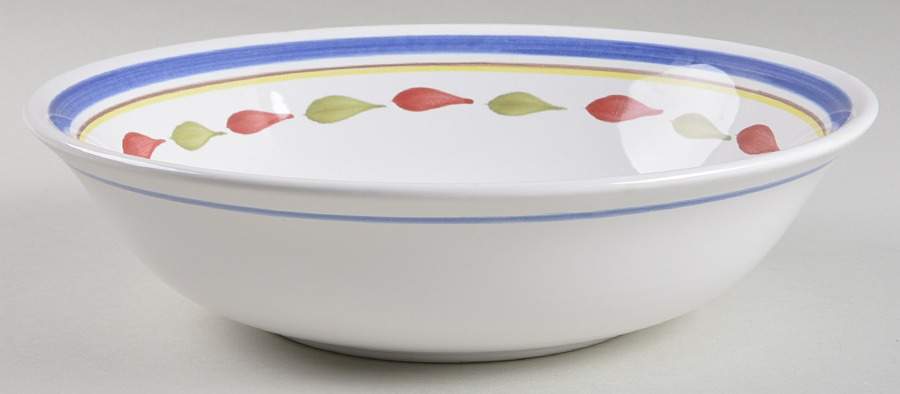 QUI54 9" Round Vegetable Bowl by Quimper-1