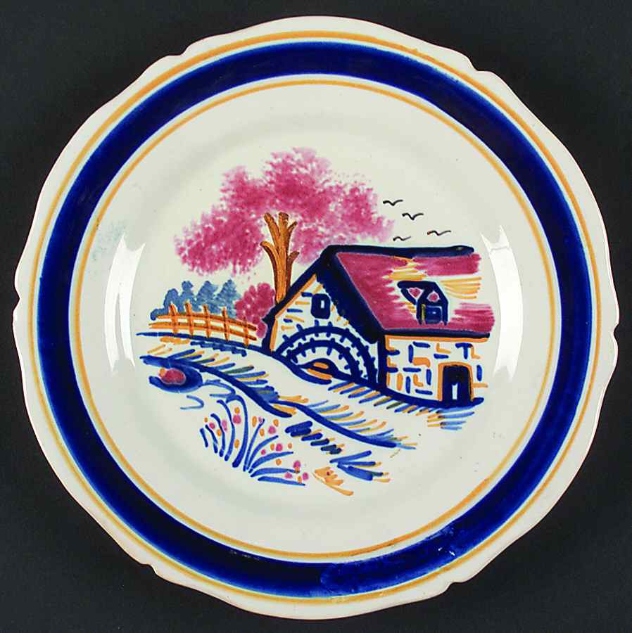QUI60 Luncheon Plate by Quimper-1