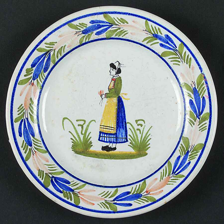 QUI61 Bread & Butter Plate by Quimper-1