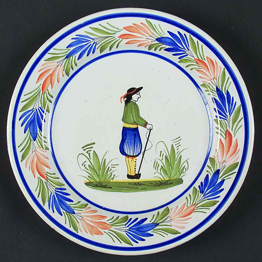 QUI61 Salad Plate by Quimper-1