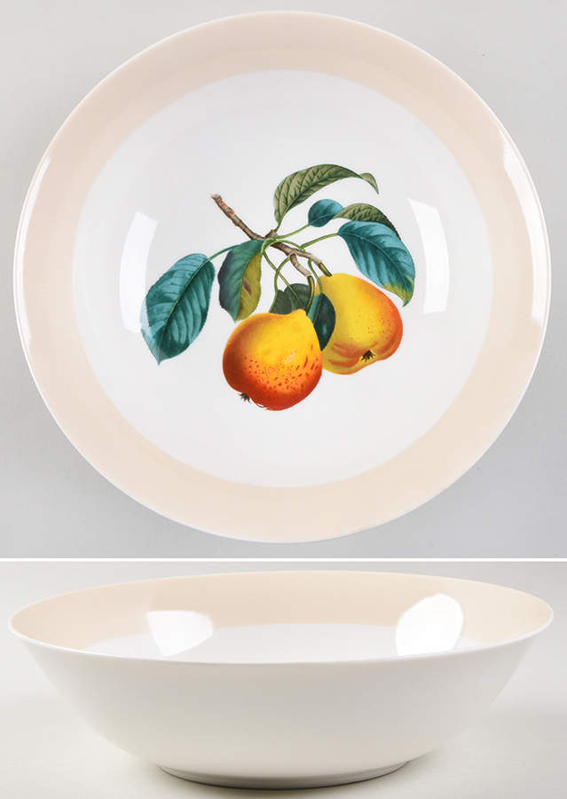 Fruits DE Saison 9" Round Vegetable Bowl by Queen's-1
