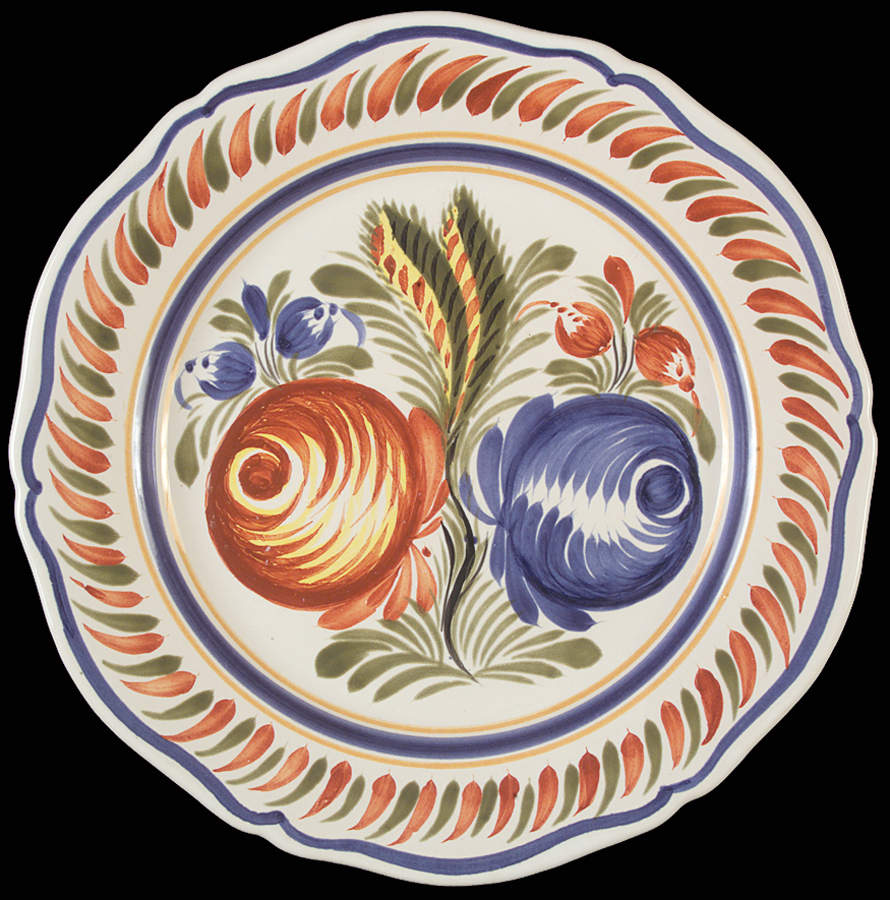 Genre Ancien Wall Plate by Quimper-1