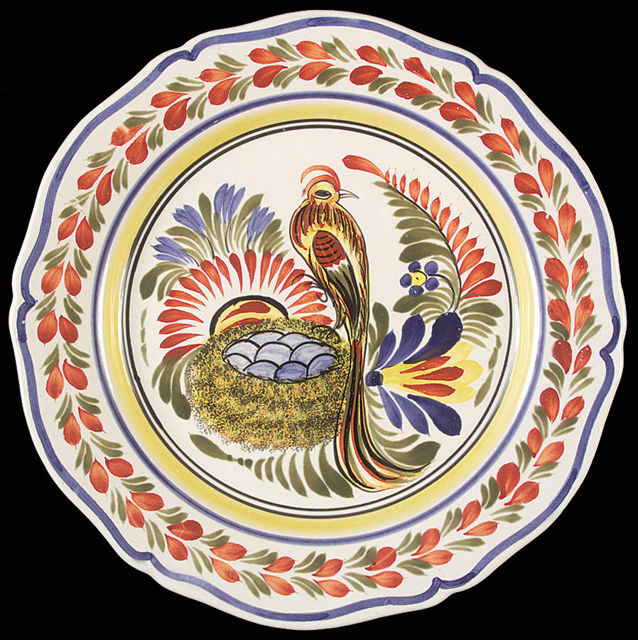 Genre Ancien Wall Plate by Quimper-1