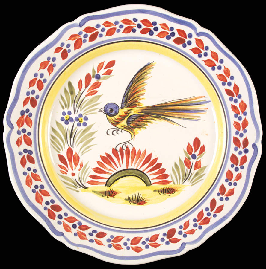 Genre Ancien Wall Plate by Quimper-1