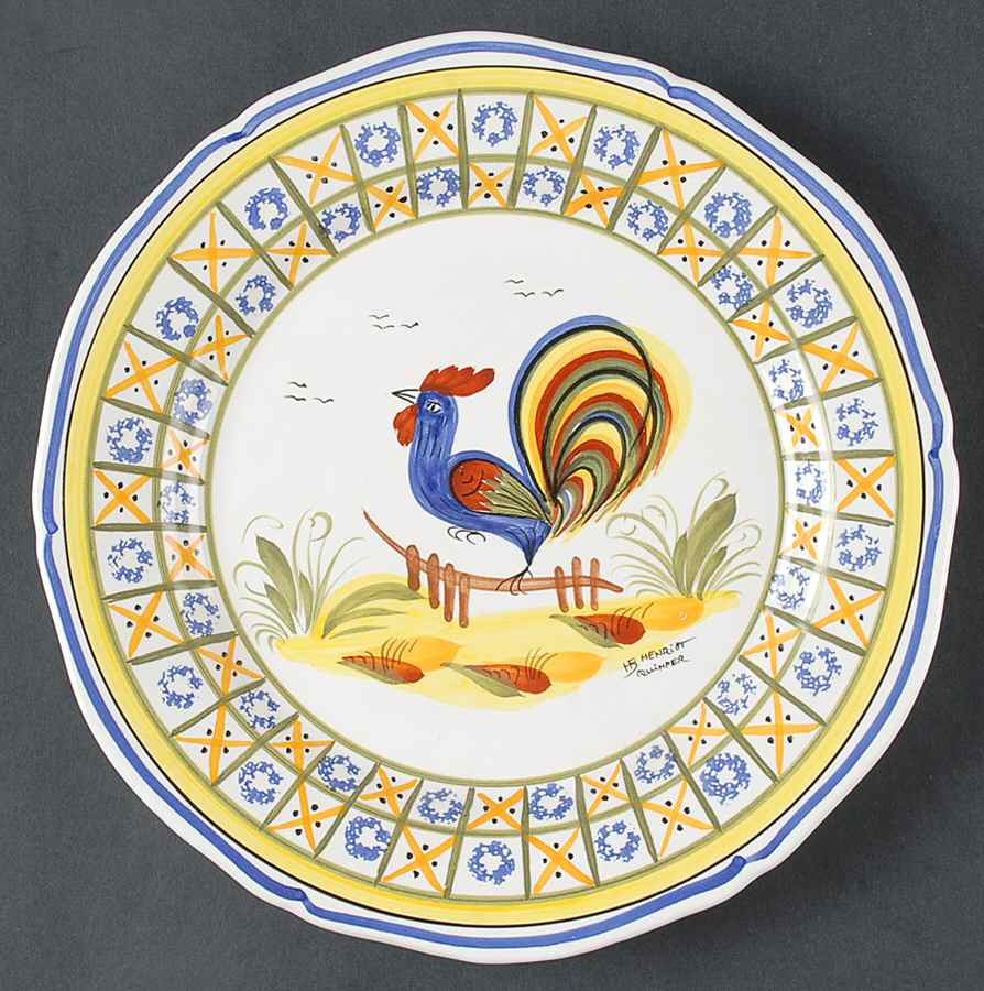 Genre Ancien Wall Plate by Quimper-1