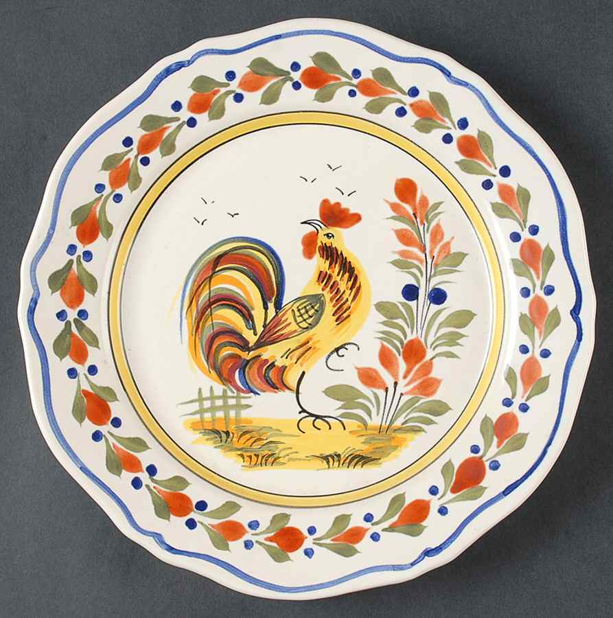 Genre Ancien Wall Plate by Quimper-1