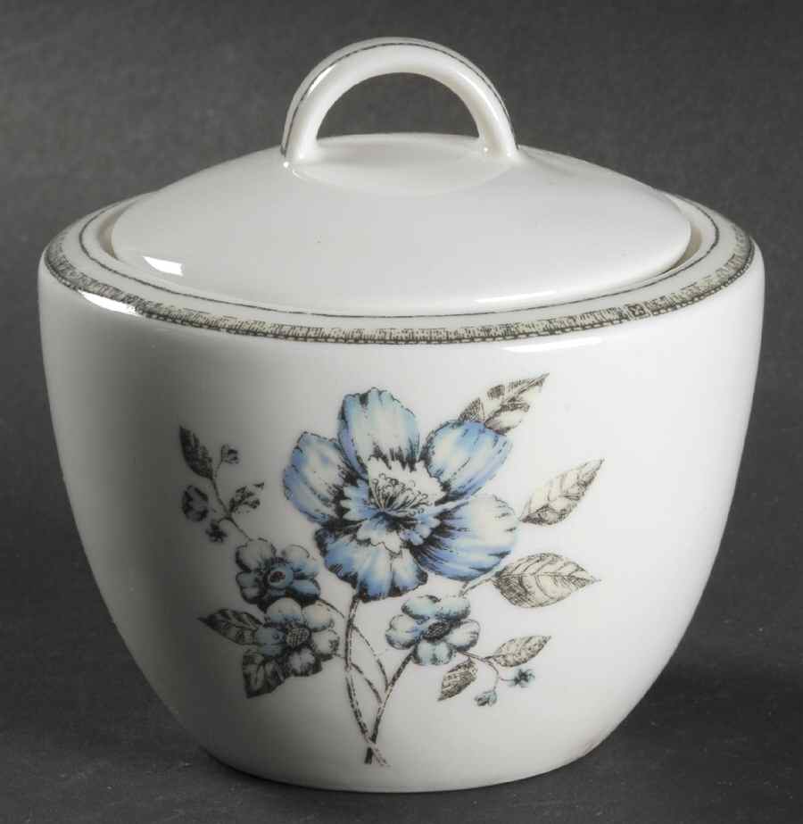 Jardinet Sugar Bowl & Lid by Queen's-1
